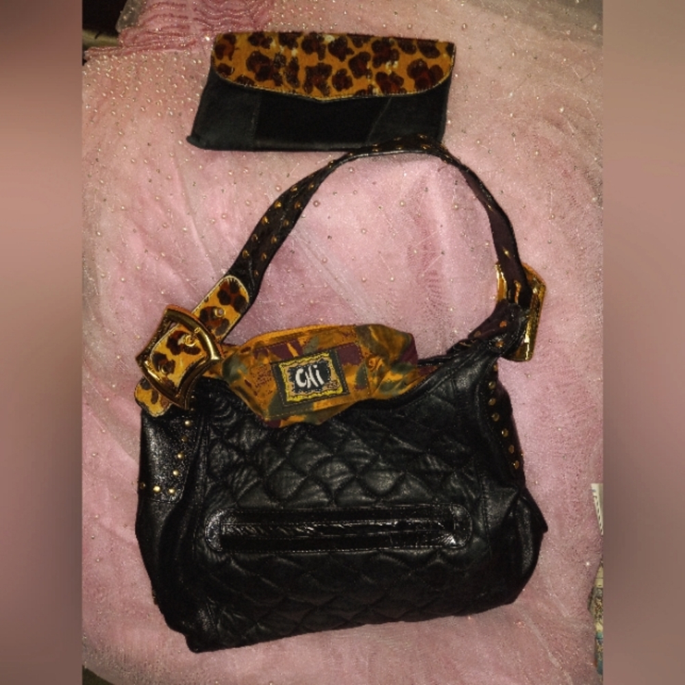 Chi sachell bag and matching wallet by Falchi